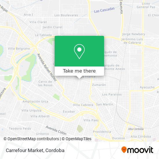 Carrefour Market map