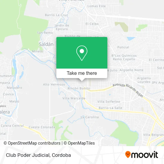Mapa de Club Poder Judicial
