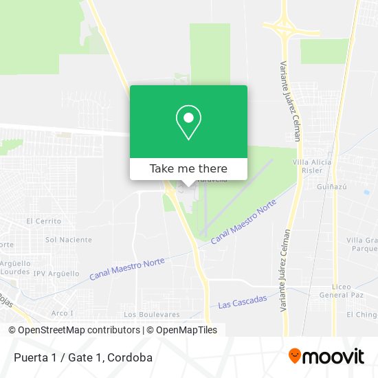 Mapa de Puerta 1 / Gate 1