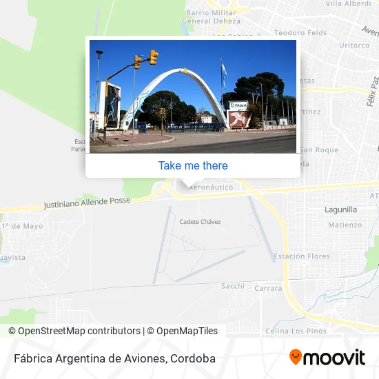 Fábrica Argentina de Aviones map