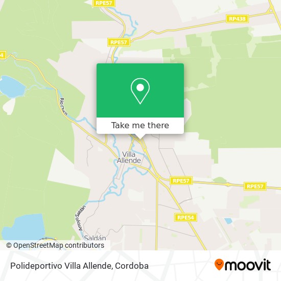 Polideportivo Villa Allende map