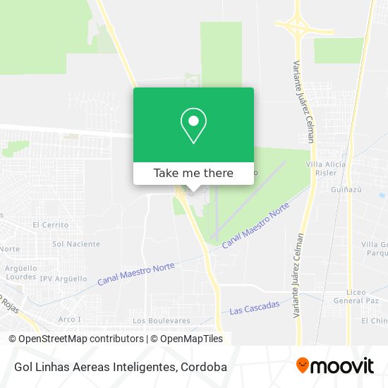 Gol Linhas Aereas Inteligentes map