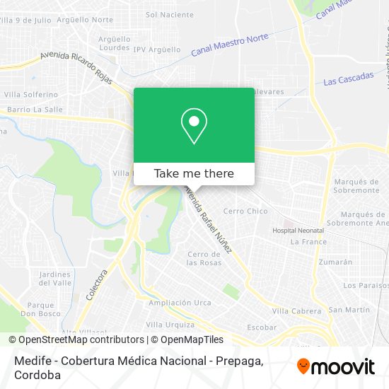 Mapa de Medife - Cobertura Médica Nacional - Prepaga