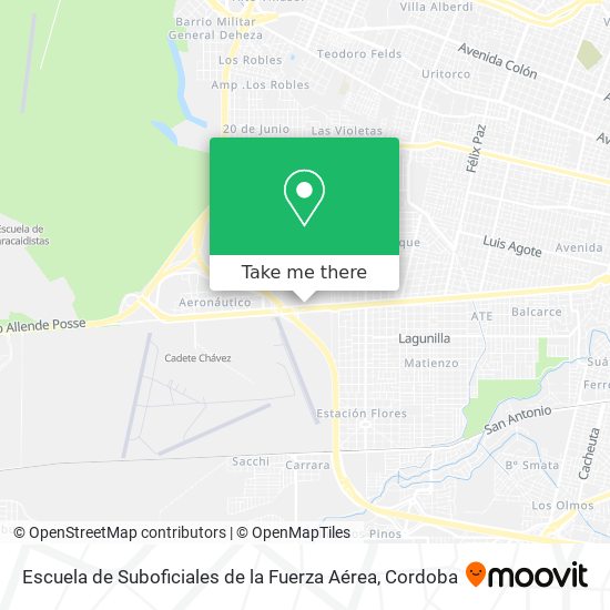 Escuela de Suboficiales de la Fuerza Aérea map