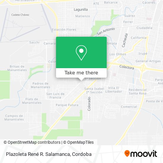 Mapa de Plazoleta René R. Salamanca