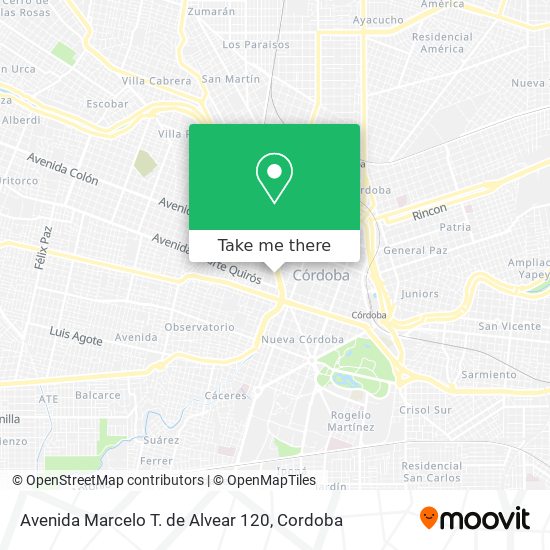 Avenida Marcelo T. de Alvear 120 map