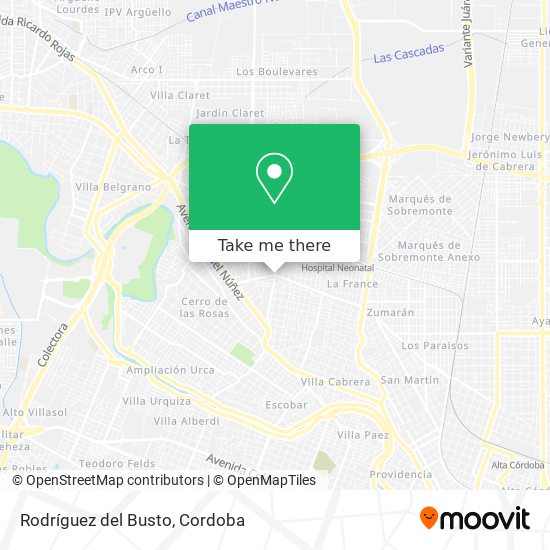 Rodríguez del Busto map