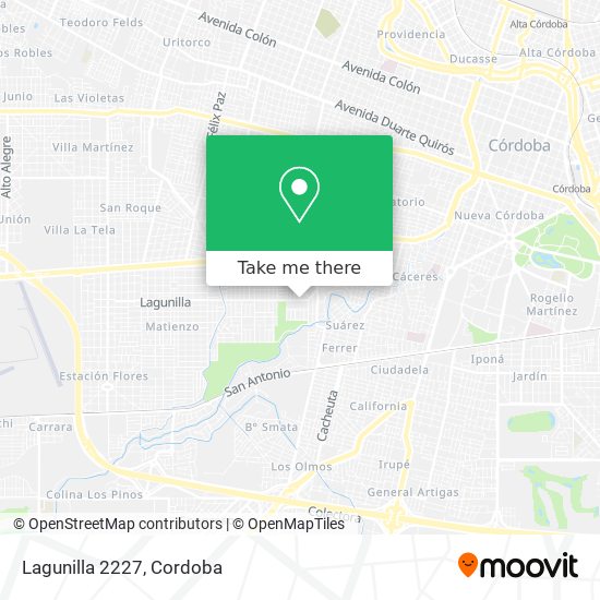 Lagunilla 2227 map