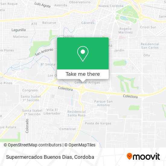 Supermercados Buenos Dias map