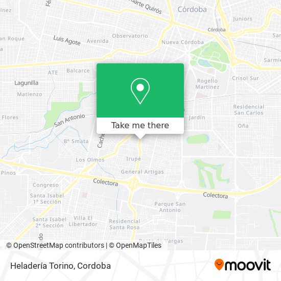 Heladería Torino map