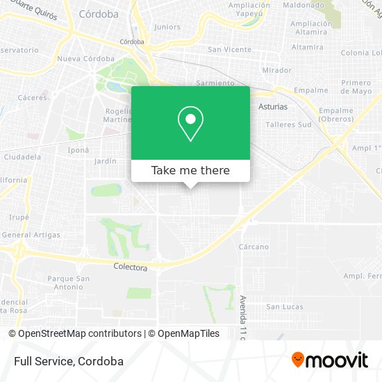 Mapa de Full Service