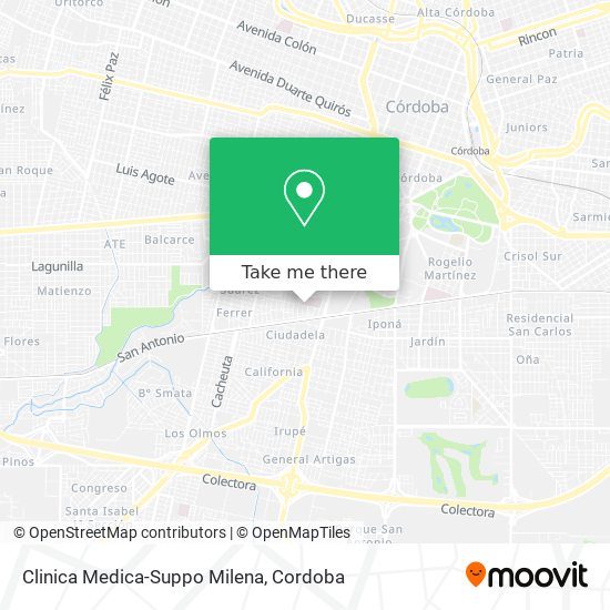 Clinica Medica-Suppo Milena map