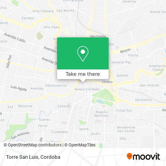 Mapa de Torre San Luis