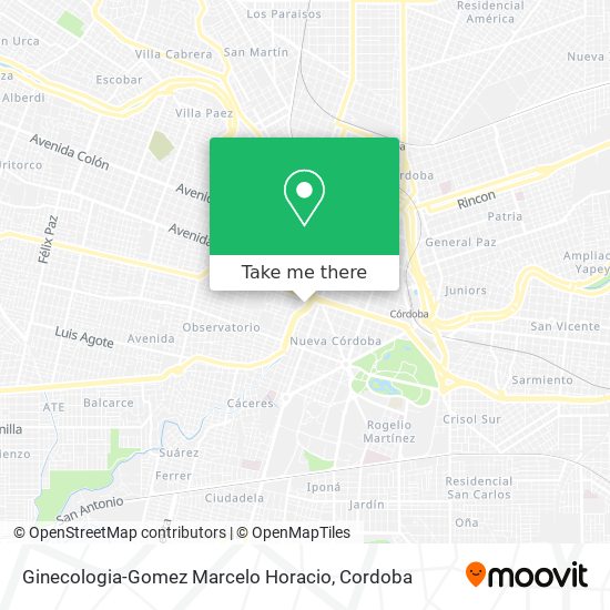 Ginecologia-Gomez Marcelo Horacio map