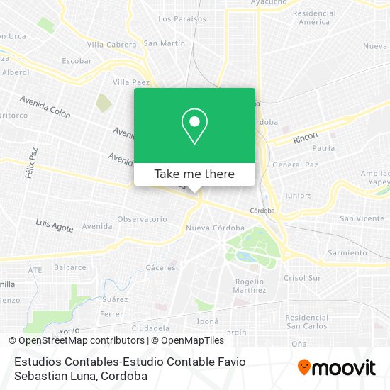 Estudios Contables-Estudio Contable Favio Sebastian Luna map