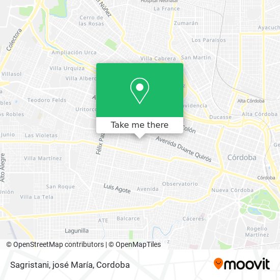 Sagristani, josé María map