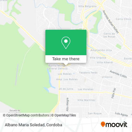 Mapa de Albano Maria Soledad