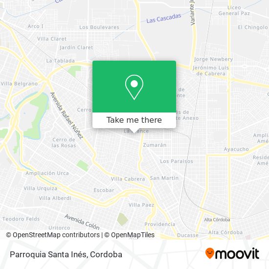 Parroquia Santa Inés map