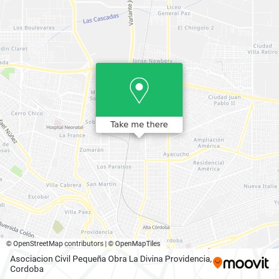 Asociacion Civil Pequeña Obra La Divina Providencia map
