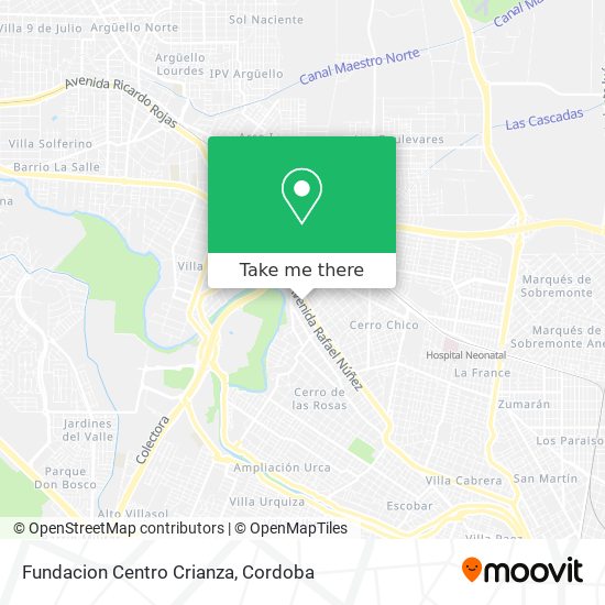 Fundacion Centro Crianza map