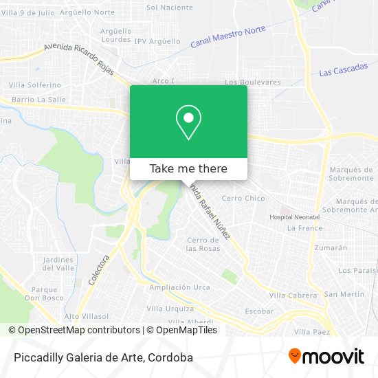 Piccadilly Galeria de Arte map
