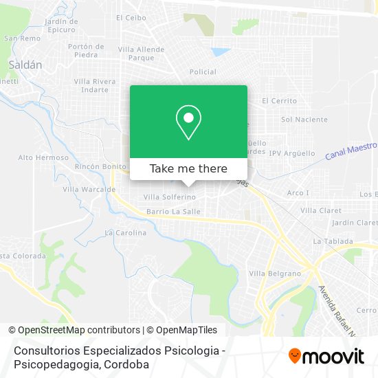 Consultorios Especializados Psicologia - Psicopedagogia map