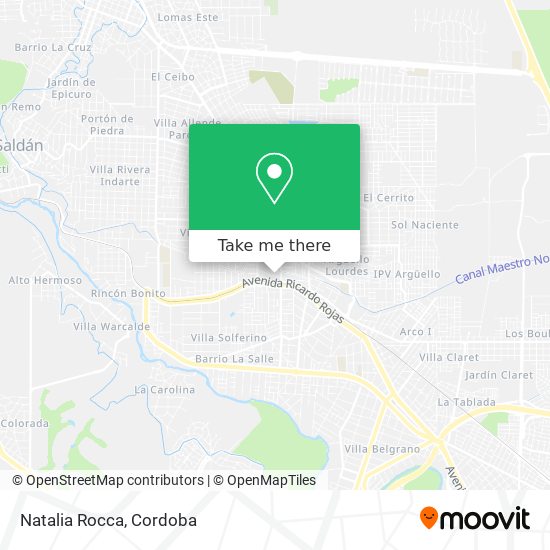 Mapa de Natalia Rocca