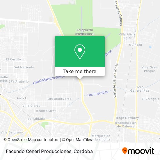 Facundo Ceneri Producciones map
