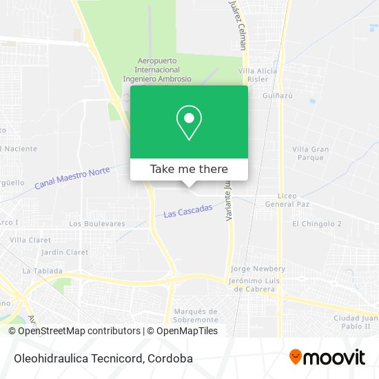 Oleohidraulica Tecnicord map