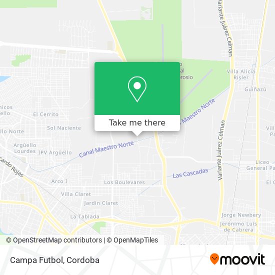 Campa Futbol map