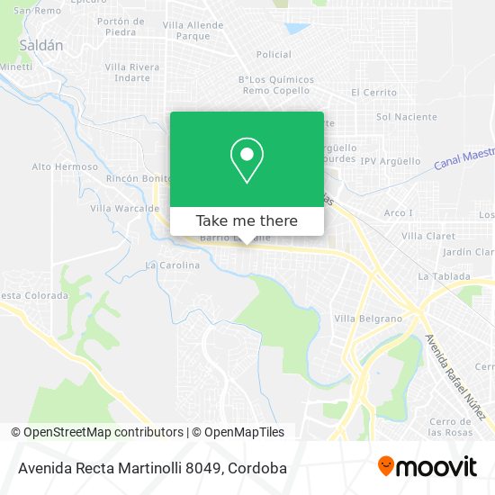 Avenida Recta Martinolli 8049 map