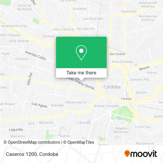 Caseros 1200 map
