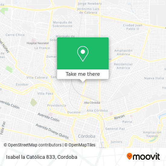 Mapa de Isabel la Católica 833