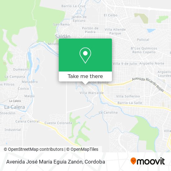 Mapa de Avenida José María Eguía Zanón