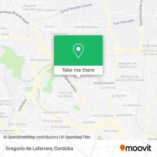 Mapa de Gregorio de Laferrere