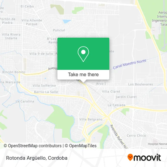 Rotonda Argüello map