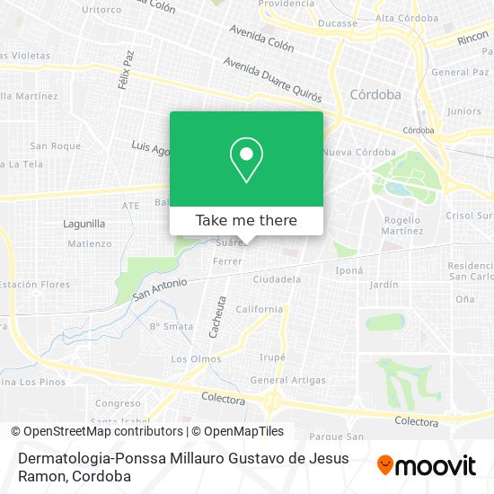 Dermatologia-Ponssa Millauro Gustavo de Jesus Ramon map