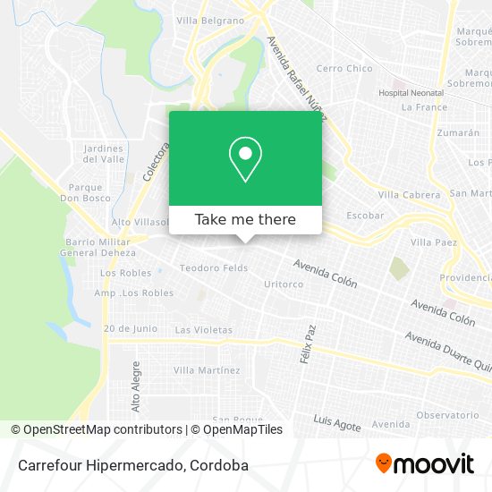 Carrefour Hipermercado map