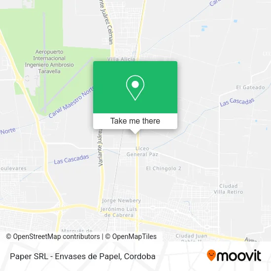 Paper SRL - Envases de Papel map