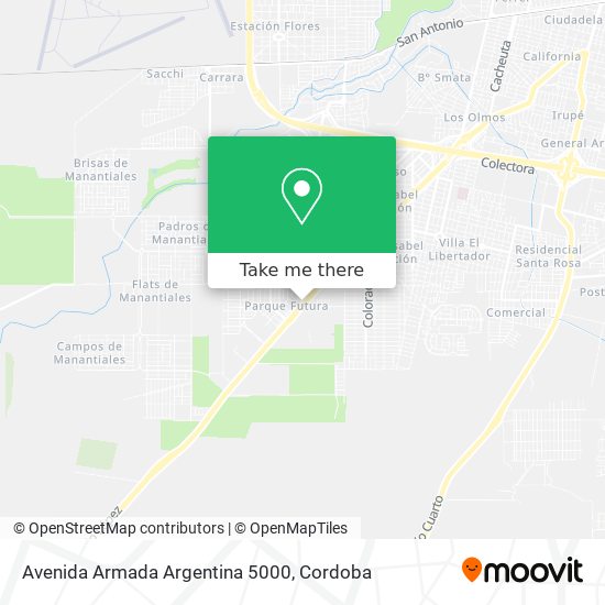Avenida Armada Argentina 5000 map