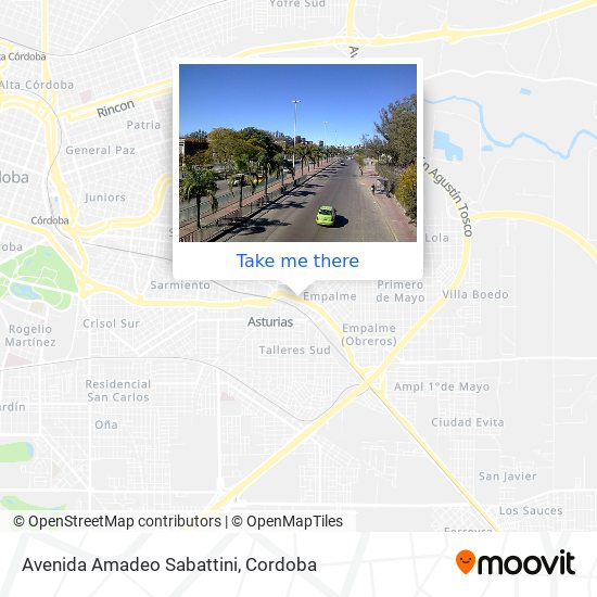 Mapa de Avenida Amadeo Sabattini