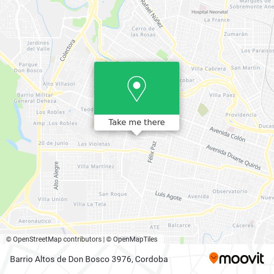 Barrio Altos de Don Bosco 3976 map