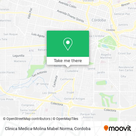 Clinica Medica-Molina Mabel Norma map