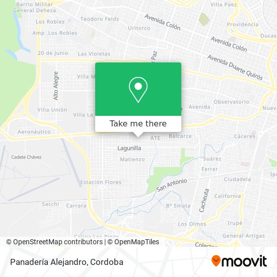 Panadería Alejandro map