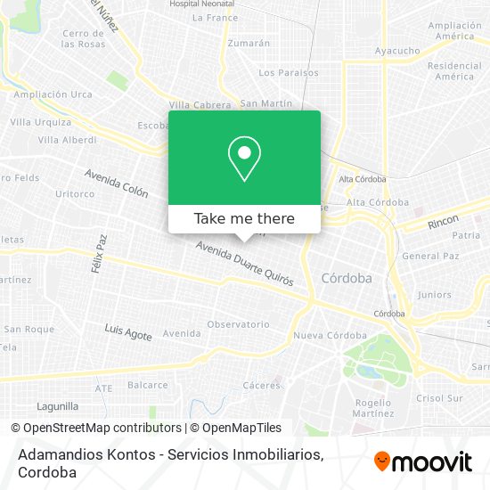 Adamandios Kontos - Servicios Inmobiliarios map