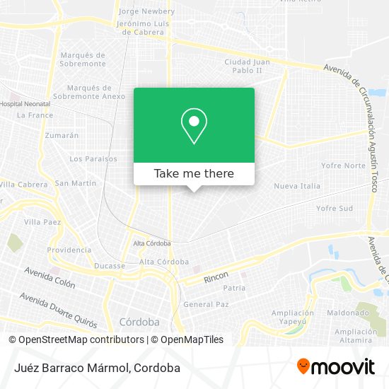 Juéz Barraco Mármol map