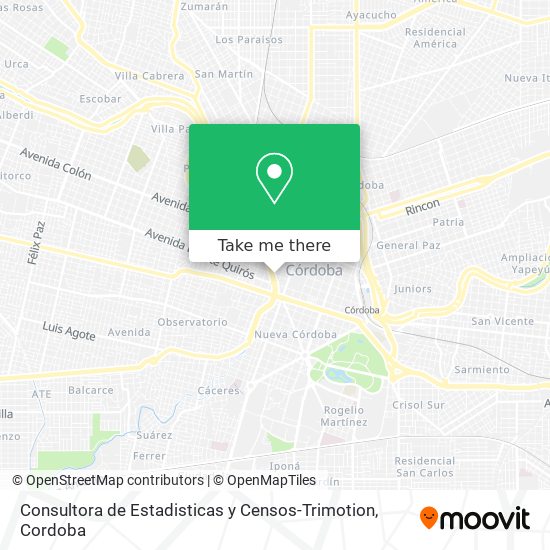 Mapa de Consultora de Estadisticas y Censos-Trimotion