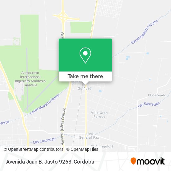 Mapa de Avenida Juan B. Justo 9263