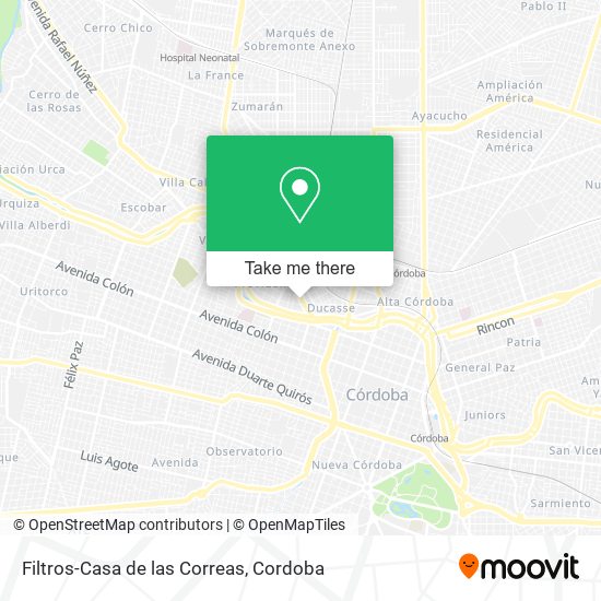 Filtros-Casa de las Correas map