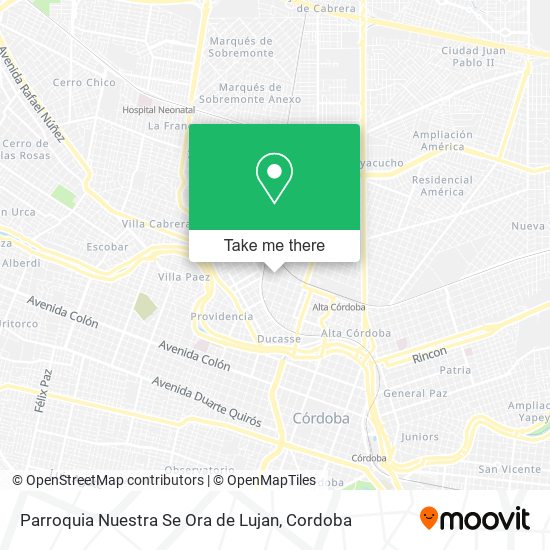 Parroquia Nuestra Se Ora de Lujan map